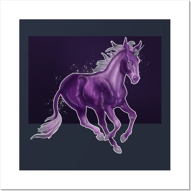 Space Unicorn Wall Art by MeOfF